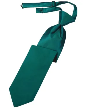 Jade Luxury Satin Kids Necktie