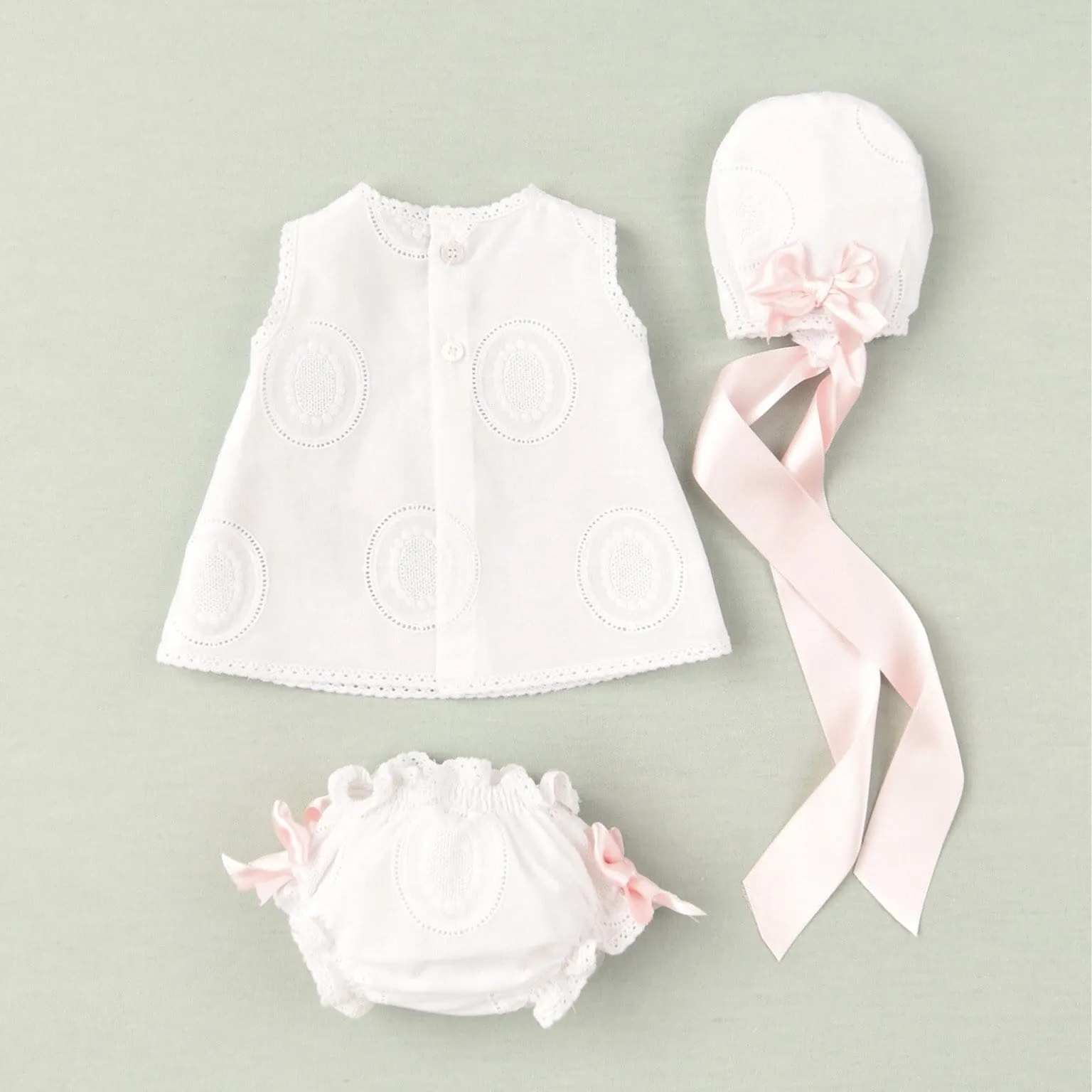 JOSE VARON - Three Piece Ribbon Dress Set