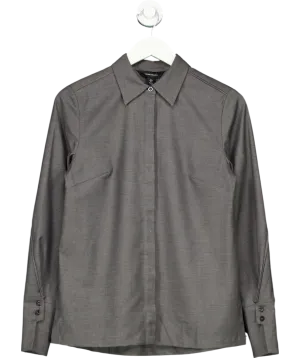Karen Millen Grey Wool Blend Shirt UK 6