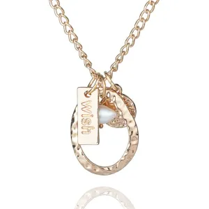 Kirykle  "wish" Fashion tag necklace