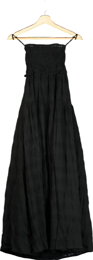 Kivari Black Rylan Maxi Dress UK 6