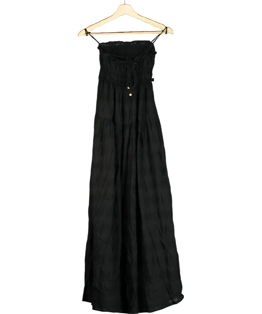 Kivari Black Rylan Maxi Dress UK 6