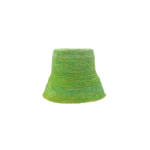 Lamp shade Crochet hat with Metallic Thread