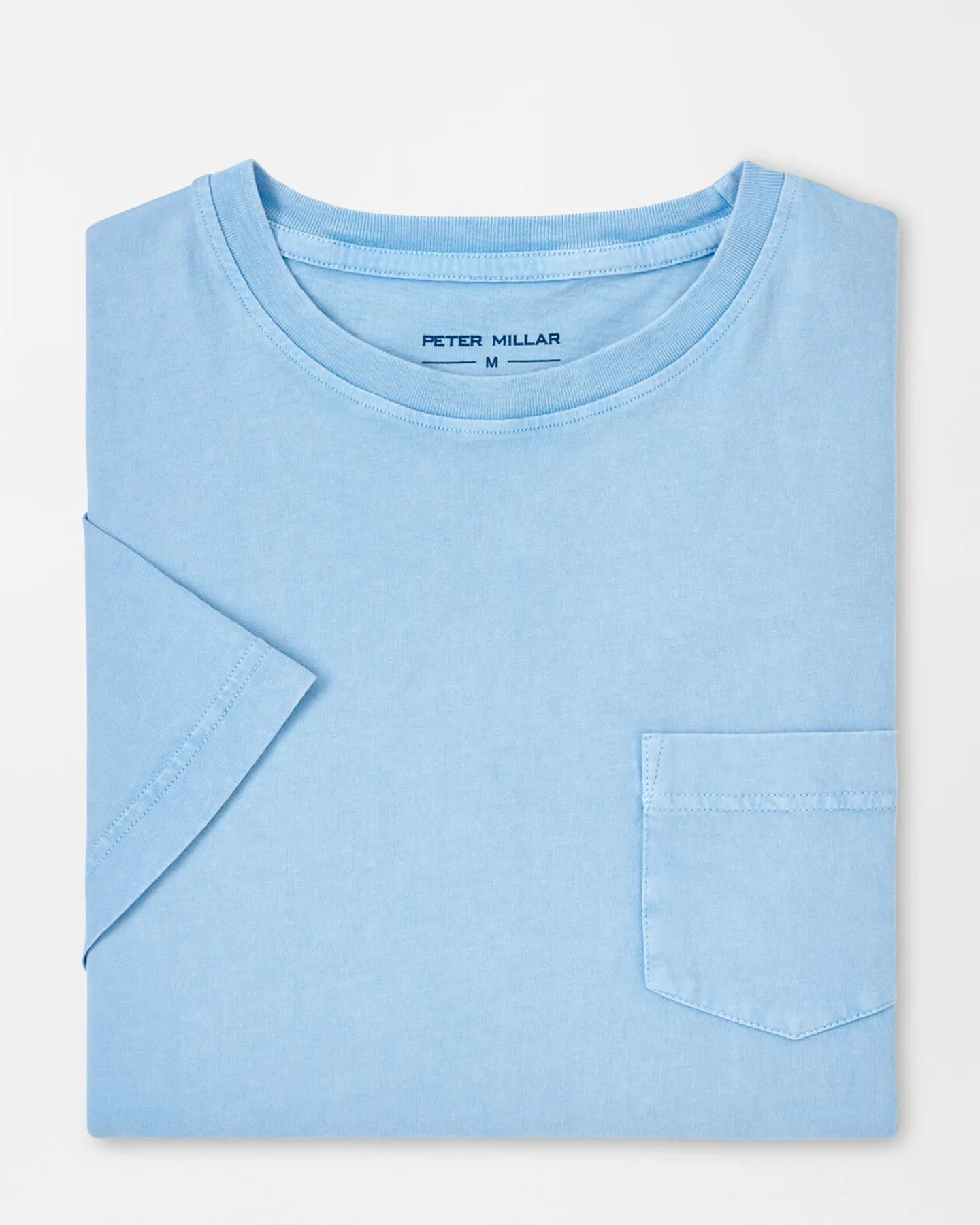 LAVA WASH POCKET TEE - COTTAGE BLUE