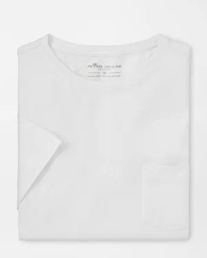 LAVA WASH POCKET TEE - WHITE