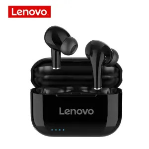 Lenovo Lp1s Bluetooth Sports HiFi Stereo Earbuds With Mic - Black