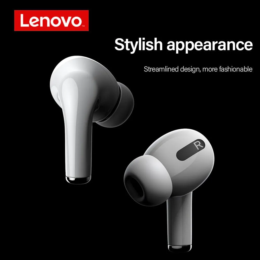 Lenovo Lp1s Bluetooth Sports HiFi Stereo Earbuds With Mic - Black