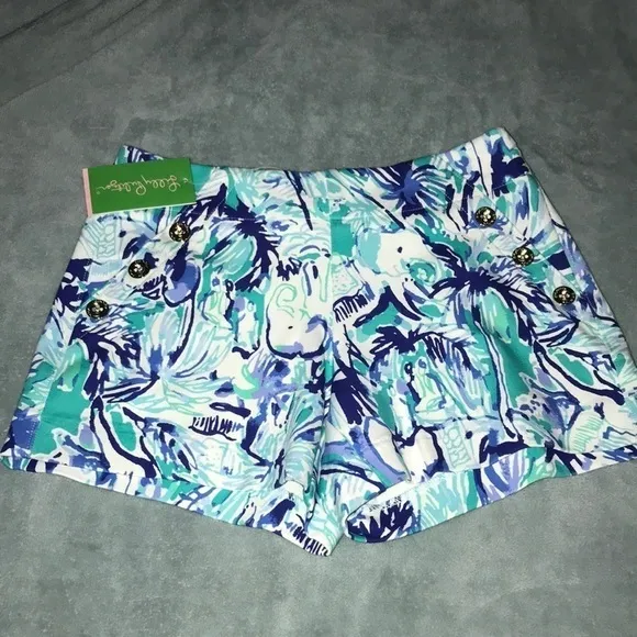 Lilly Pulitzer Marina Knit short tropical Turqu