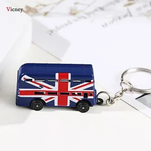 London Red&Blue Bus Key organizer Mail Box Key Holder Key Pendant Keychain Souvenir
