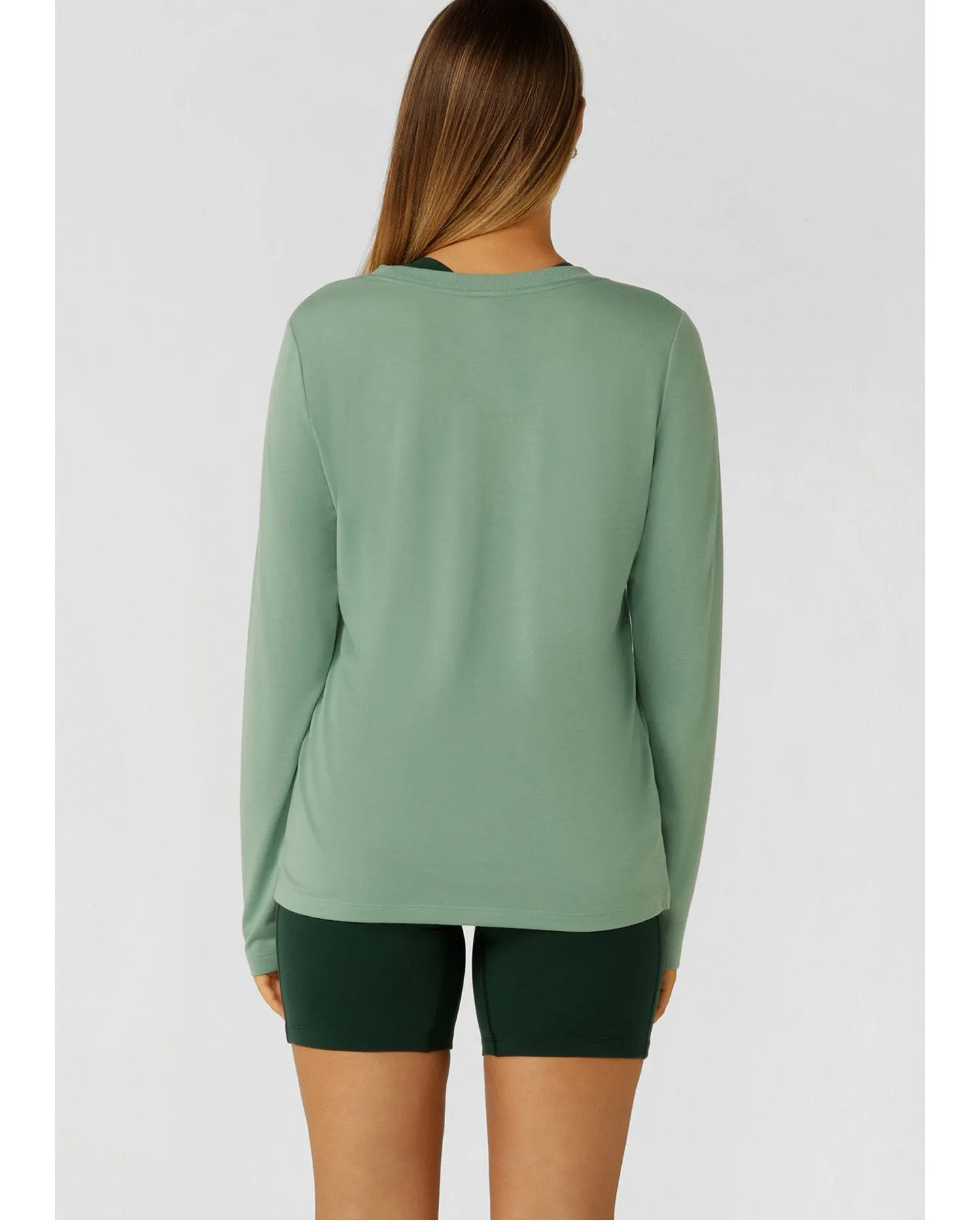 Lorna Jane Lotus Long Sleeve Top - Green Juice