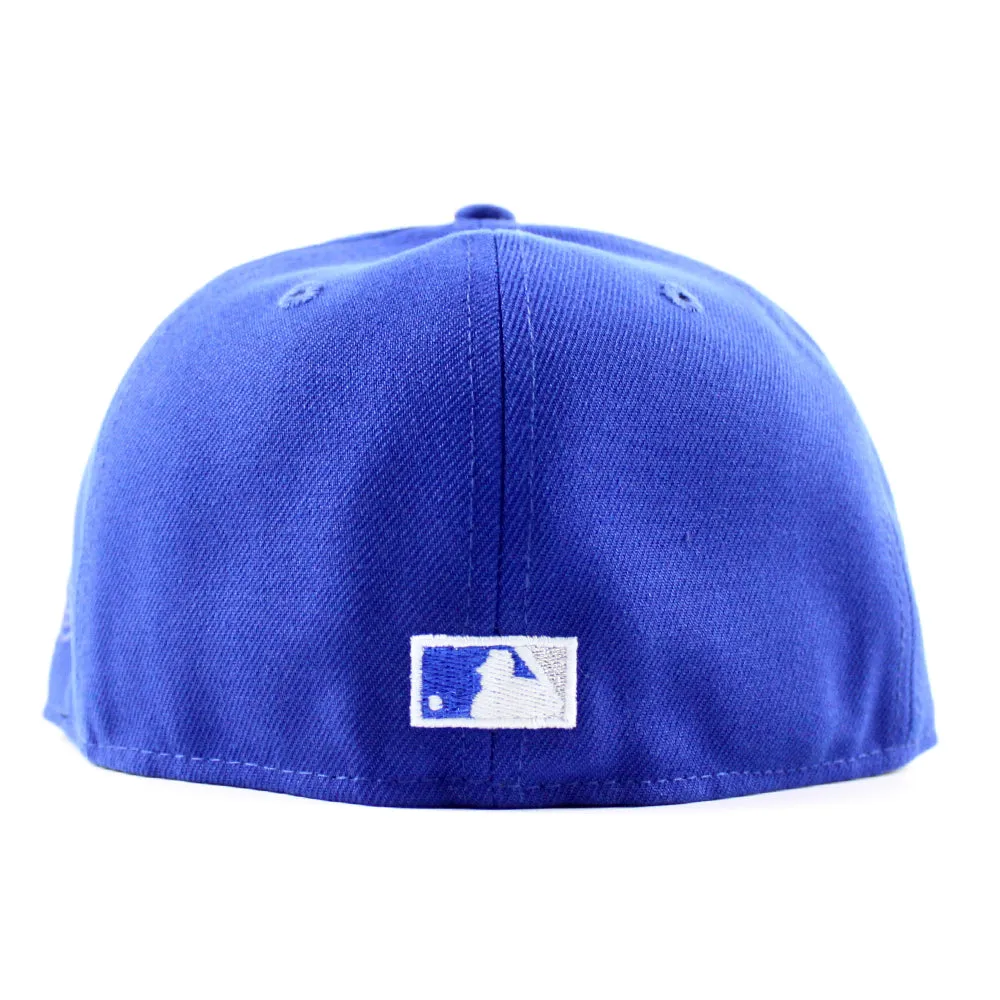 Los Angeles Dodgers VIN Microphone Patch New Era 59Fifty Fitted Hat (Royal Blue Green Under Brim)
