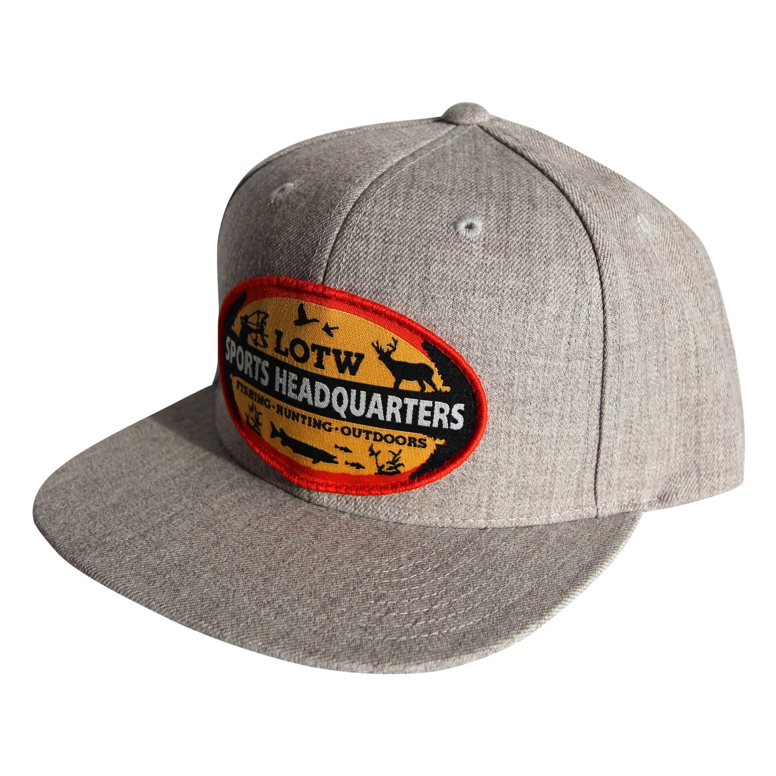 LOTW Sports Headquarters Classic Flat Visor Snapback Hats