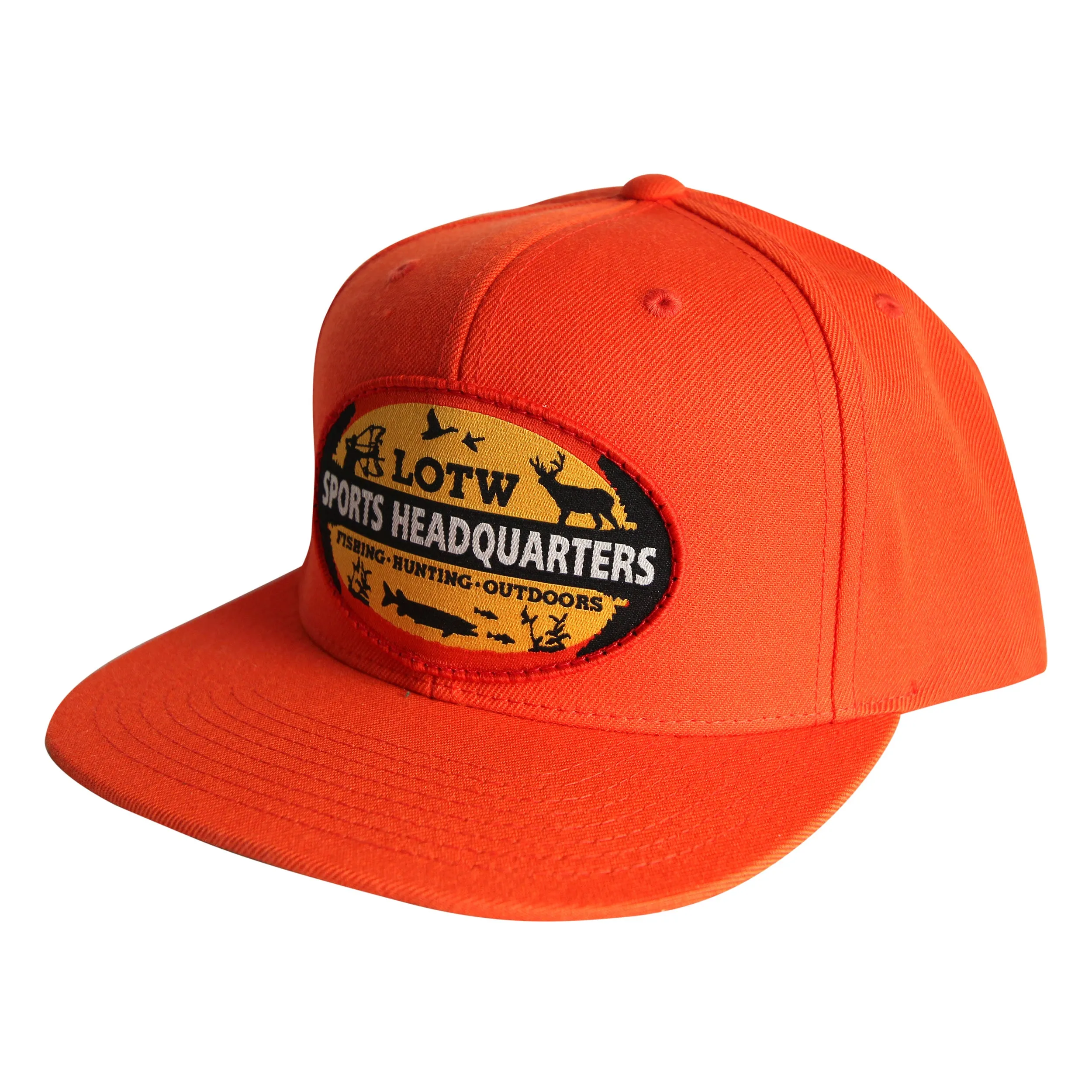 LOTW Sports Headquarters Classic Flat Visor Snapback Hats