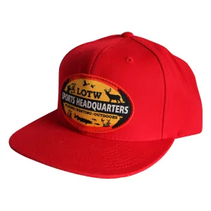 LOTW Sports Headquarters Classic Flat Visor Snapback Hats
