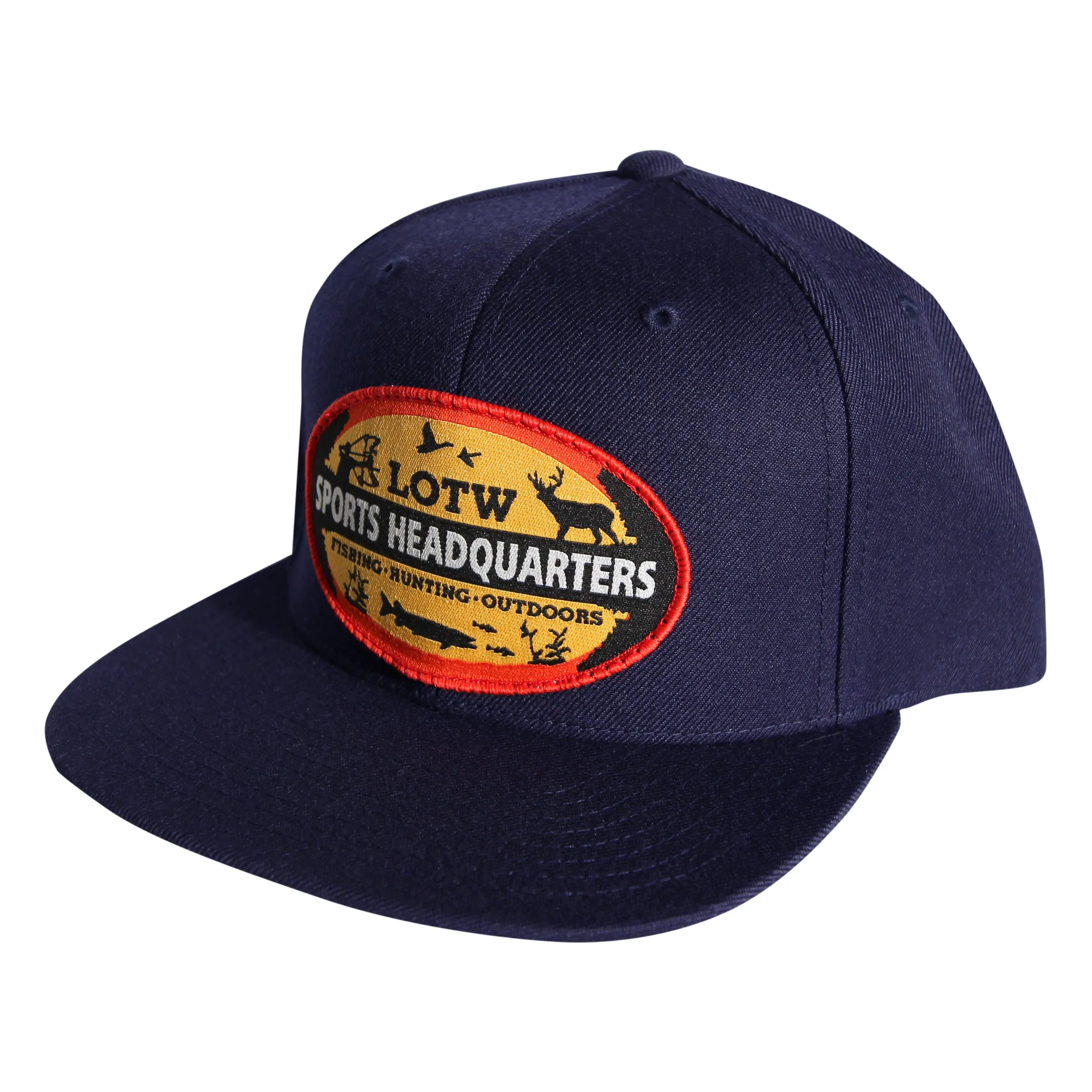 LOTW Sports Headquarters Classic Flat Visor Snapback Hats