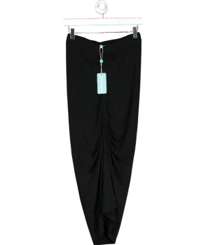 Melissa Odabash Black Exclusive Sasha Ruched Skirt UK S