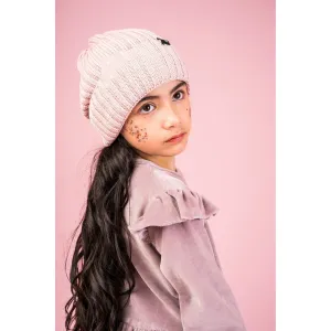 Merino Wool Beanie - Pink