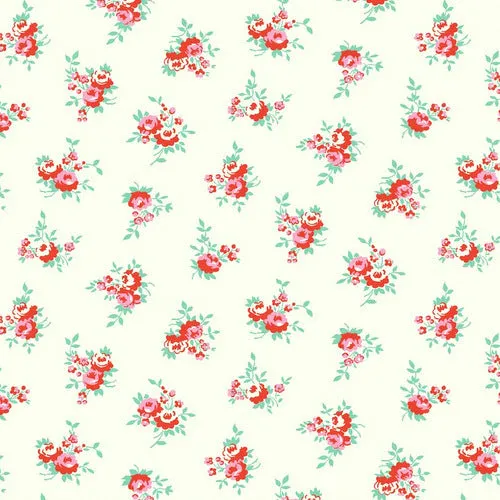 Milk, Sugar & Flower Milk Floral in Cream by Riley Blake Designs