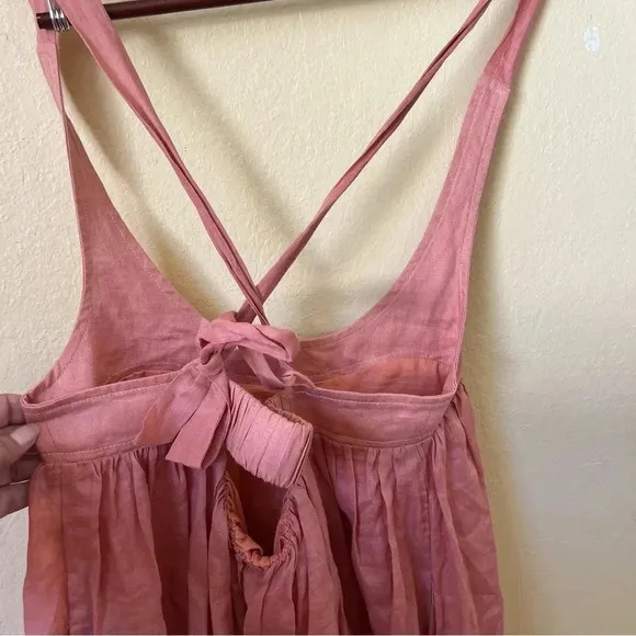 Mon Renn Women’s Pink Sleeveless Mini Dress. Size: 4