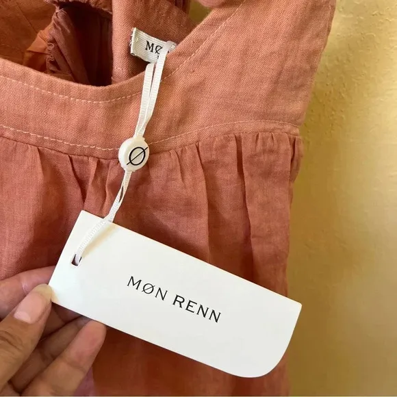 Mon Renn Women’s Pink Sleeveless Mini Dress. Size: 4