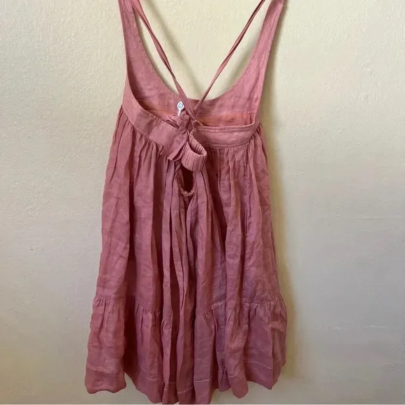 Mon Renn Women’s Pink Sleeveless Mini Dress. Size: 4