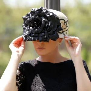NA331210- Tan/Black Color Dress Hat
