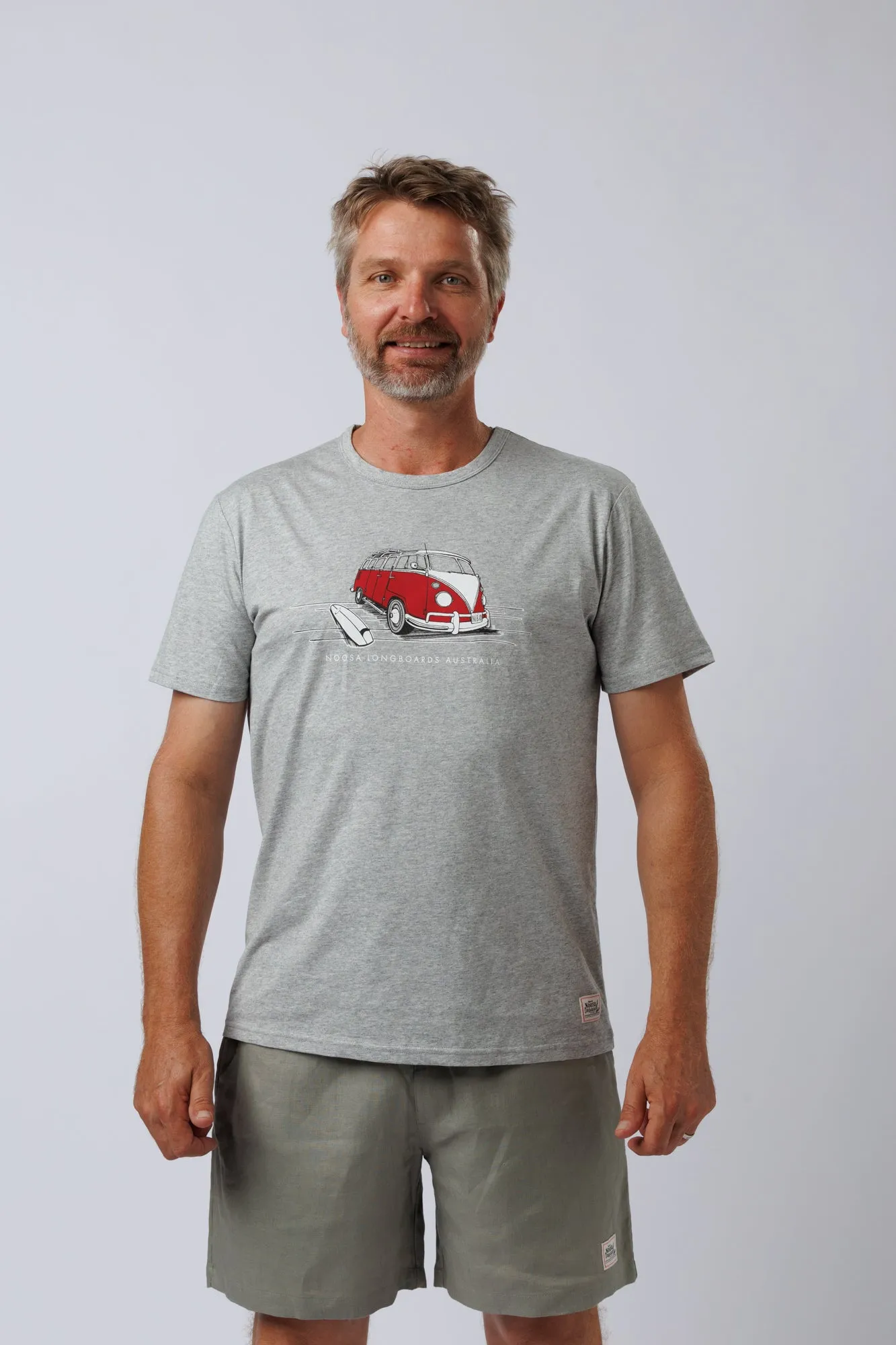 NL Mens Linen Short Eucalyptus