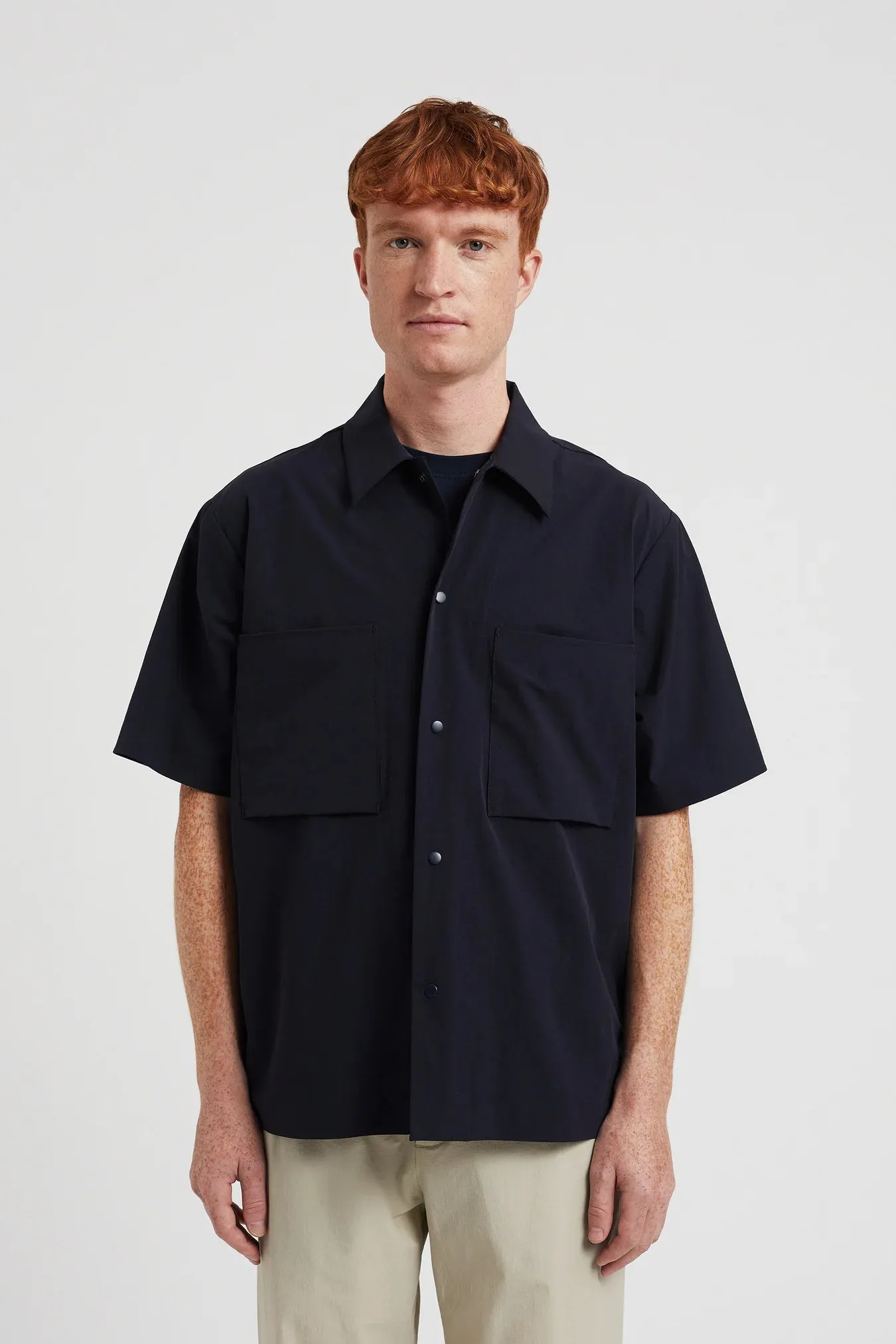 Norse Projects - Hermann Travel Light SS - Dark Navy