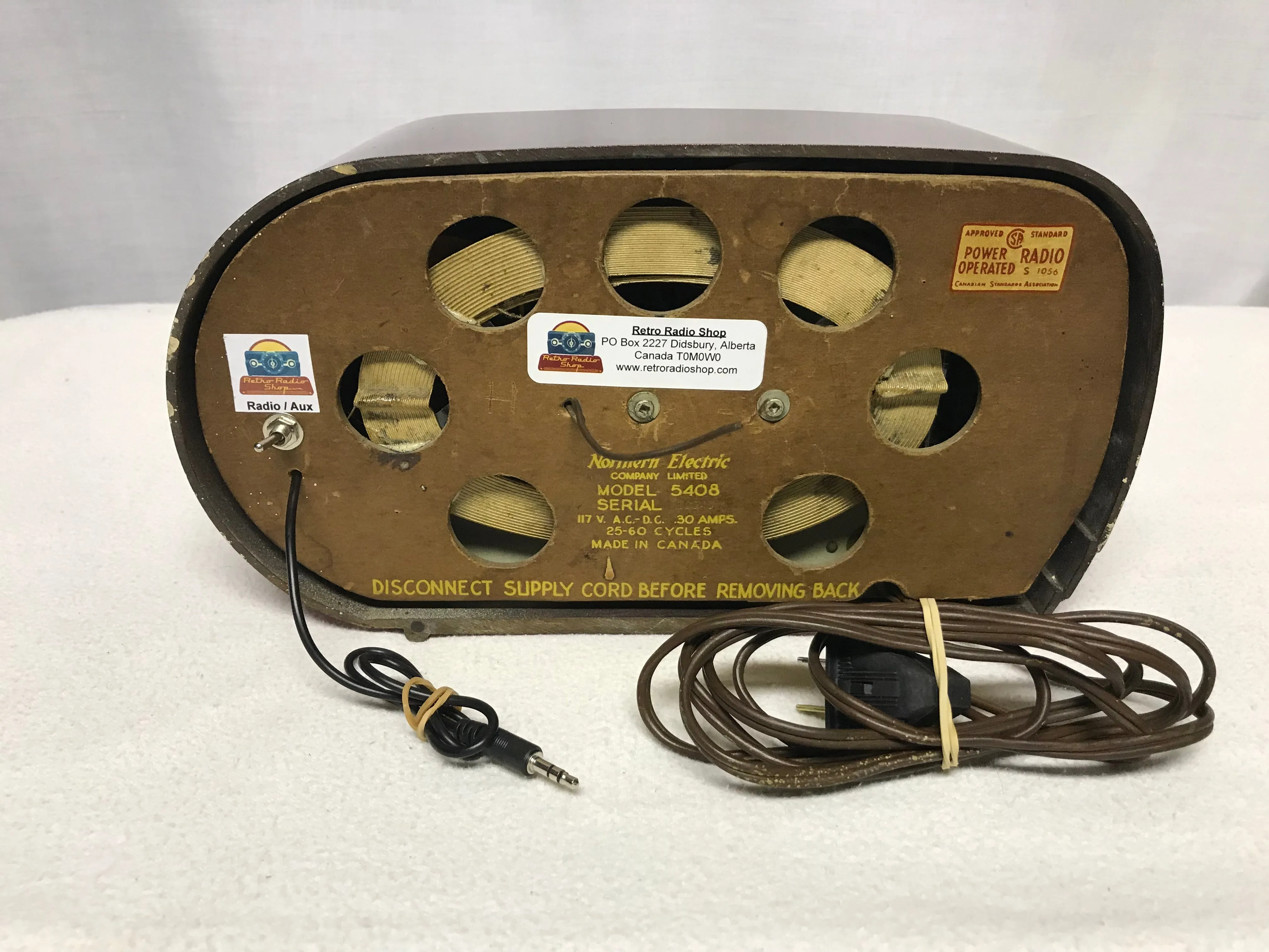 Northern Electric “Bullet” Tube Radio With Bluetooth input.