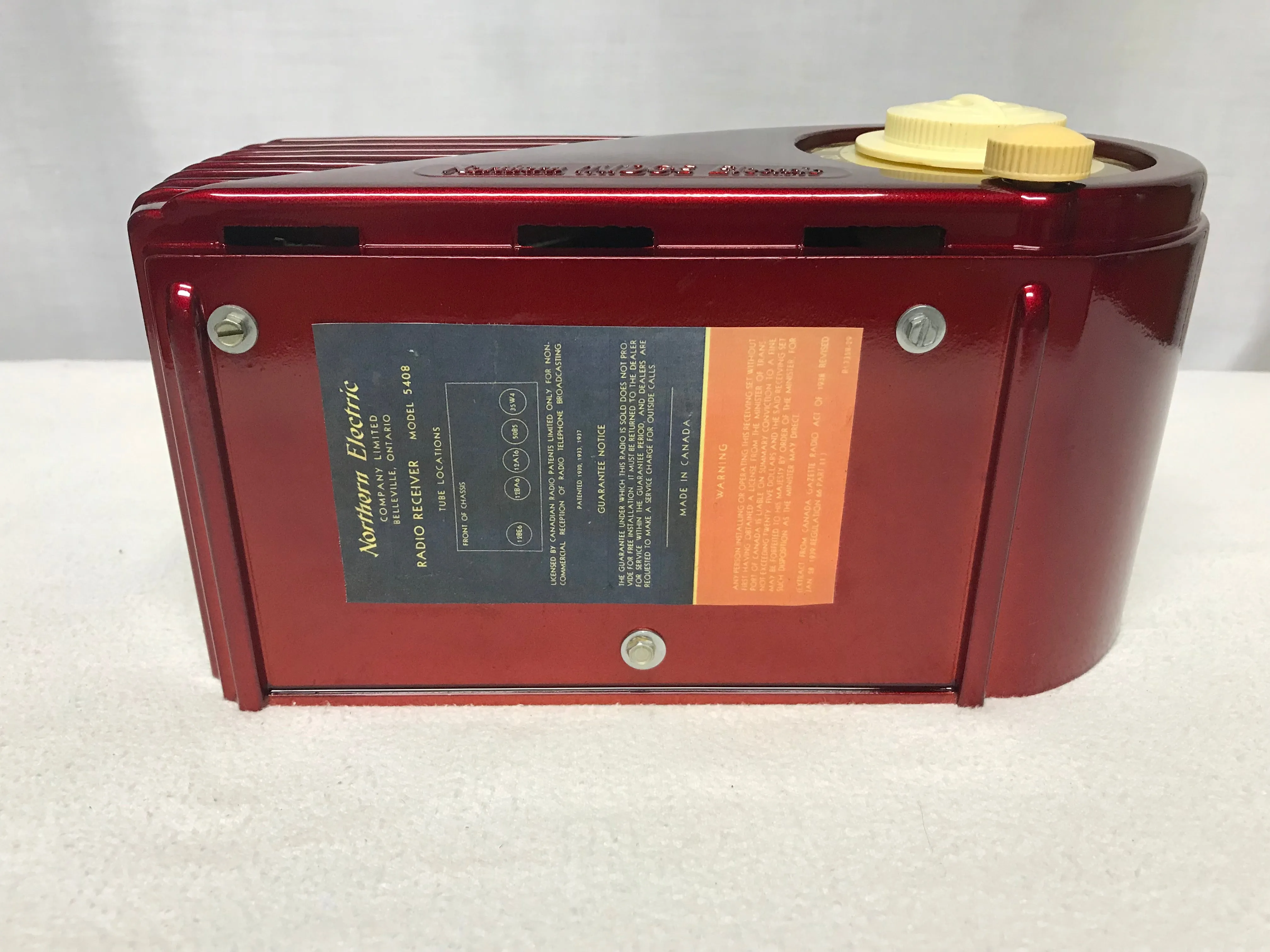 Northern Electric “Bullet” Tube Radio With Bluetooth input.