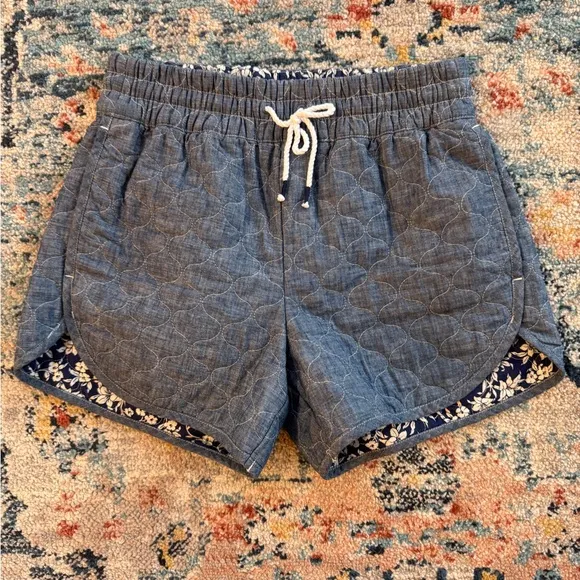NWOT Polo Ralph Lauren Quilted Chambray ShortsSize XS