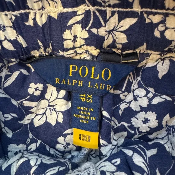 NWOT Polo Ralph Lauren Quilted Chambray ShortsSize XS