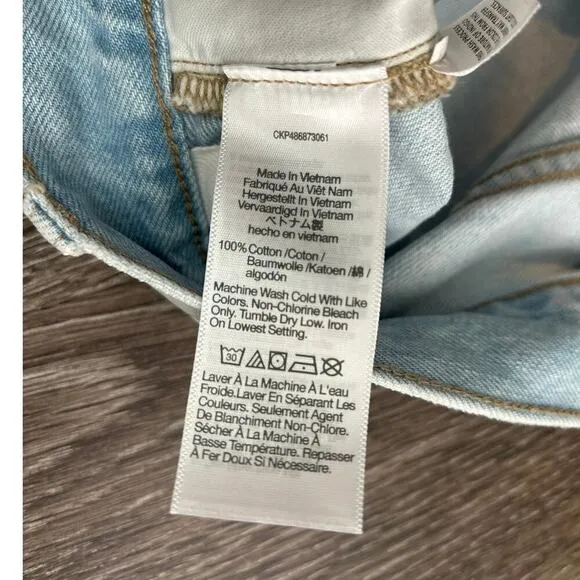 NWT Madewell The '90s Mid-Length Jean Short in Pearlman Wash Size 31