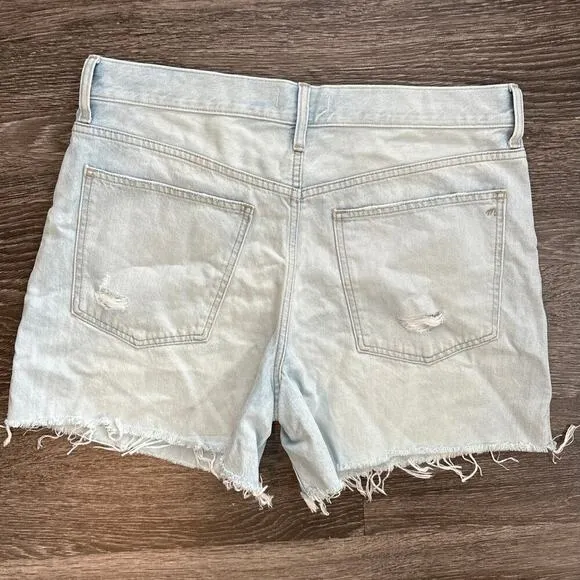 NWT Madewell The '90s Mid-Length Jean Short in Pearlman Wash Size 31