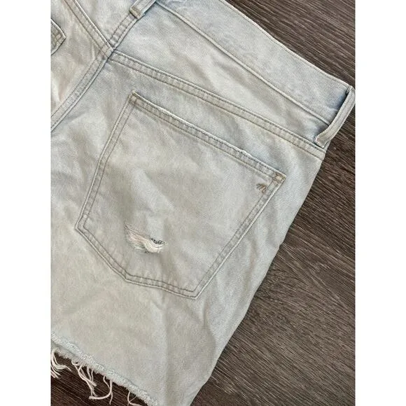 NWT Madewell The '90s Mid-Length Jean Short in Pearlman Wash Size 31