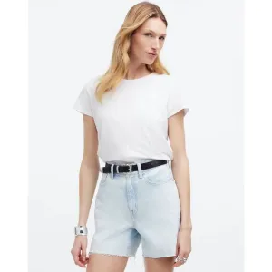 NWT Madewell The '90s Mid-Length Jean Short in Pearlman Wash Size 31