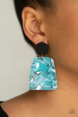 Paparazzi Majestic Mariner - Blue Earrings