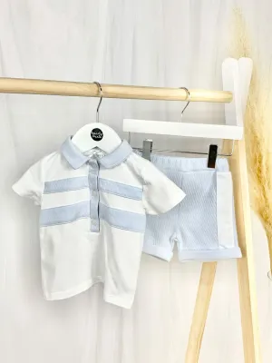 Pastels & Co Bramble Polo Shirt & Short Set - 2 Colours
