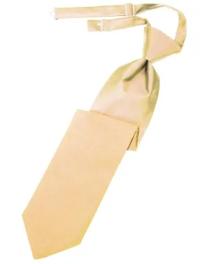 Peach Luxury Satin Kids Necktie