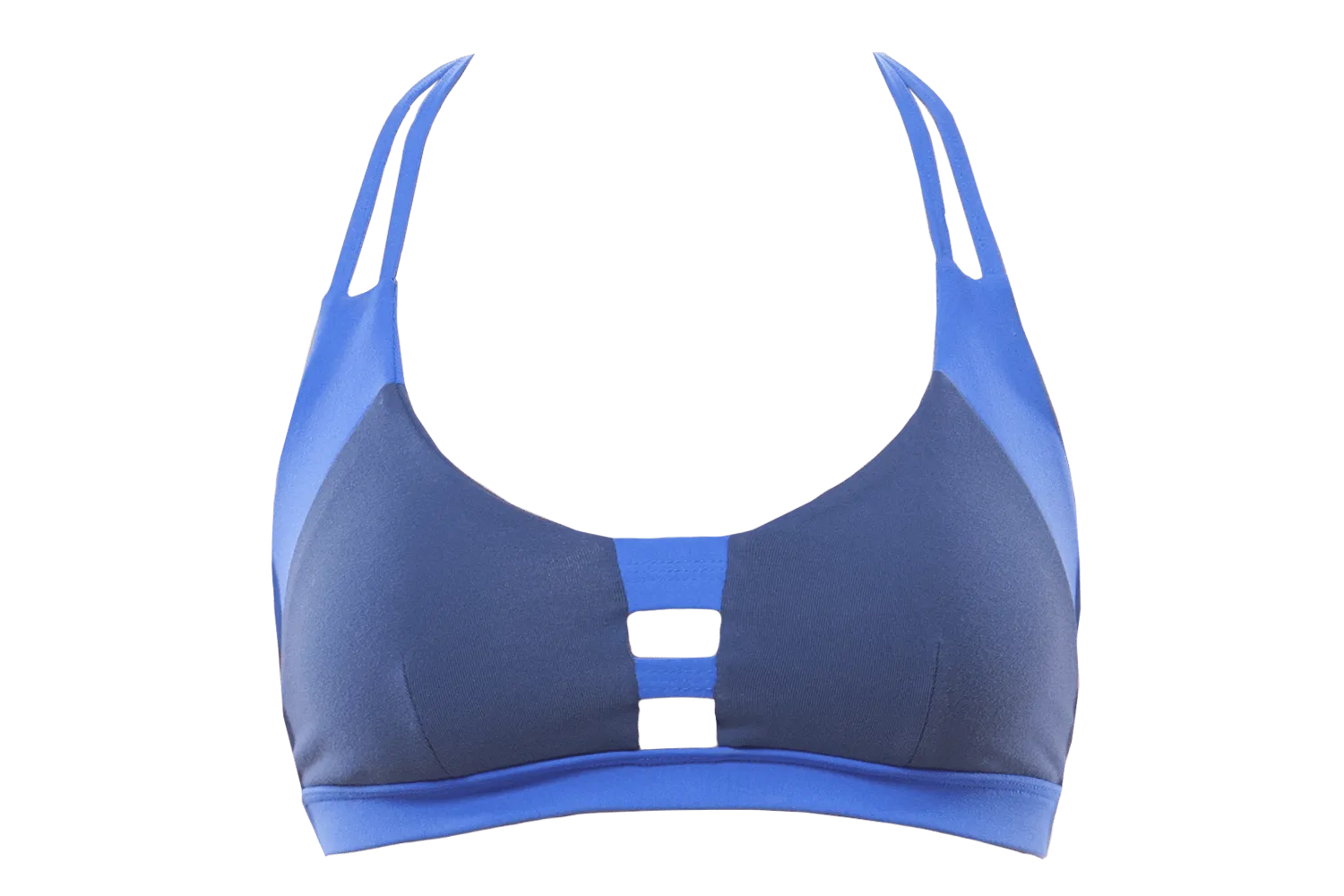 Peacock   Navy | Strappy Sports Bra