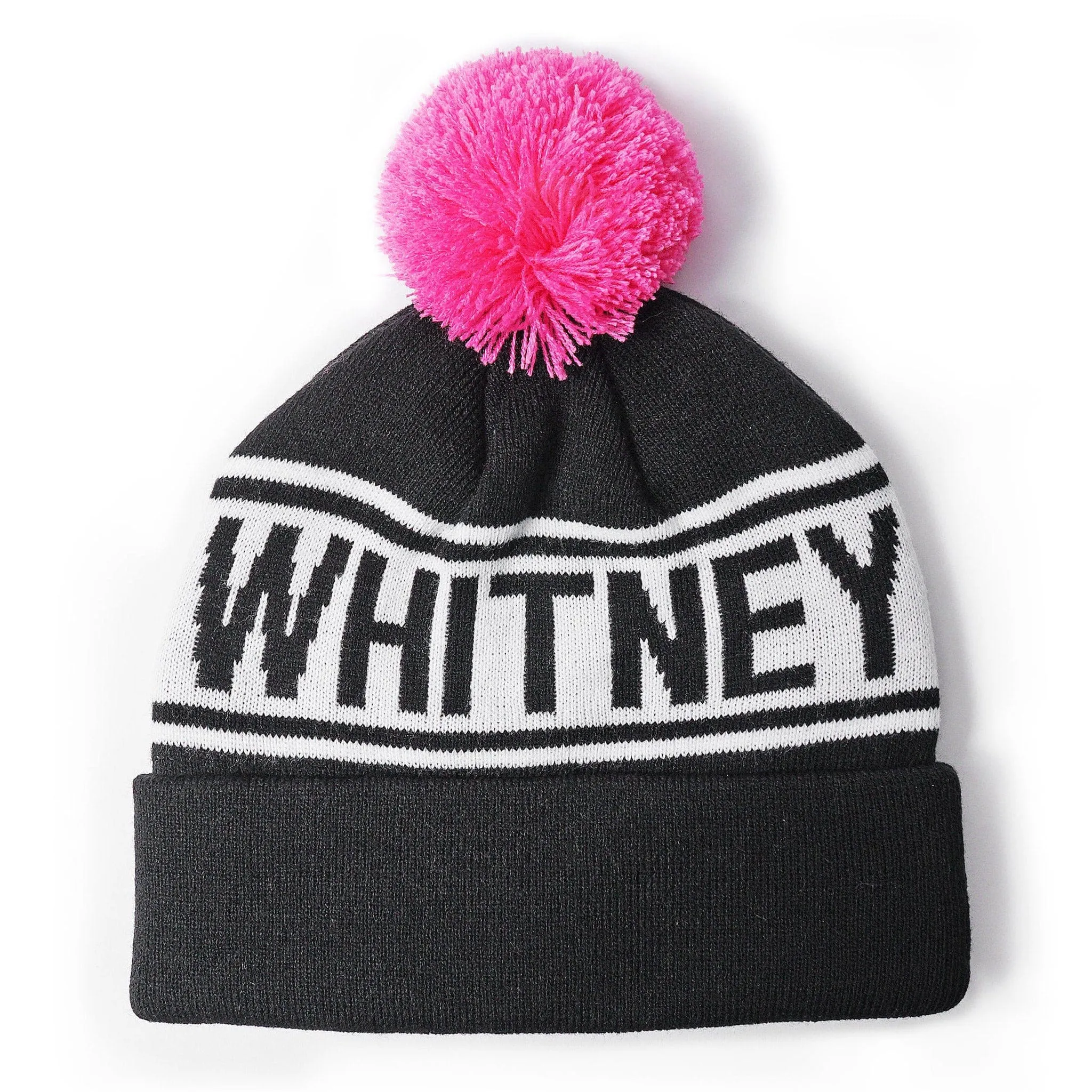 Pink Whitney Pom Toque