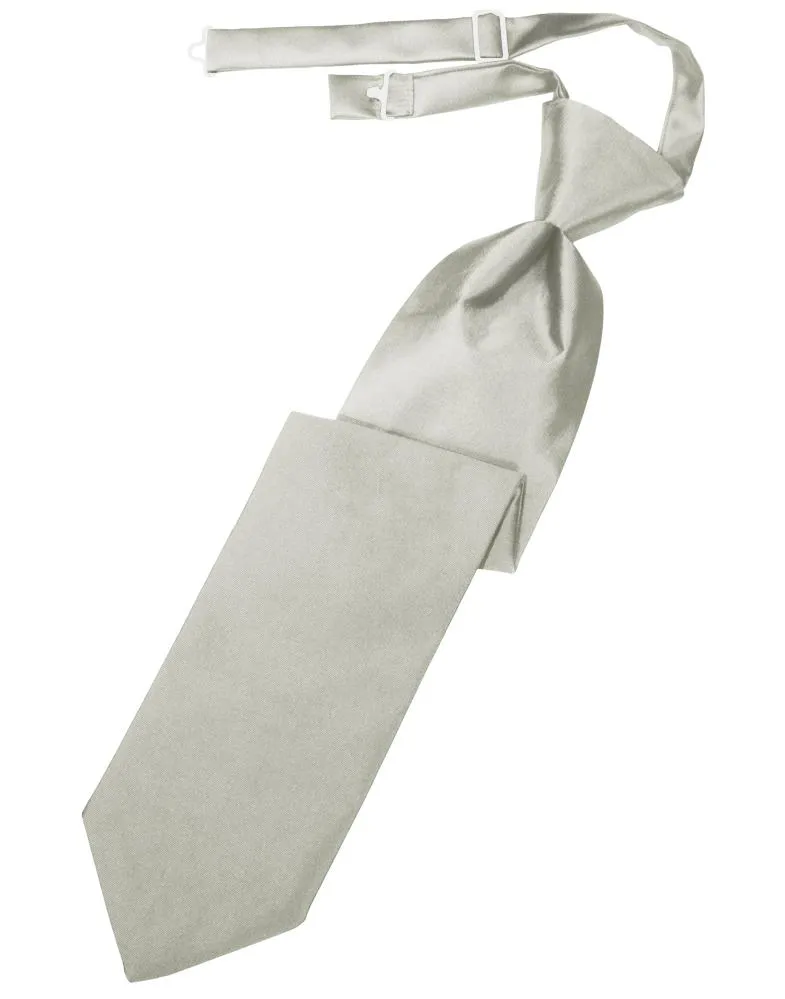 Platinum Luxury Satin Kids Necktie