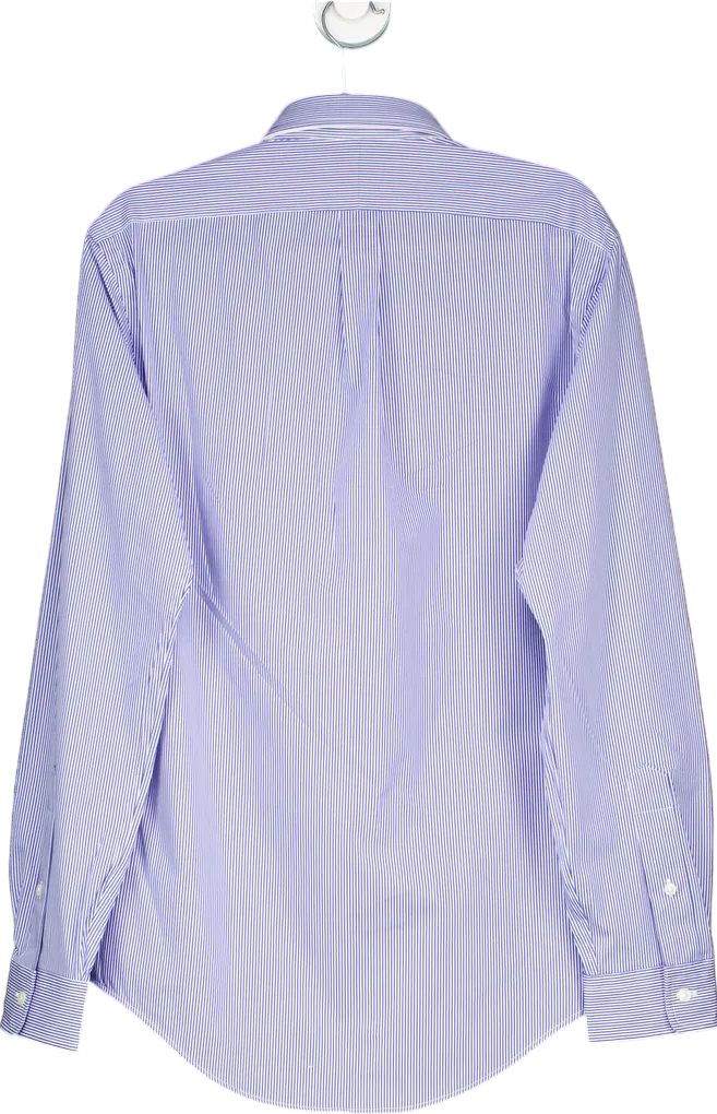 Polo Ralph Lauren Blue Striped Slim Fit Stretch Shirt UK S