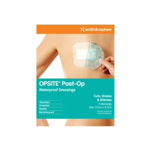 Postop Dressing 9.5 x 8.5 cm 3 pack