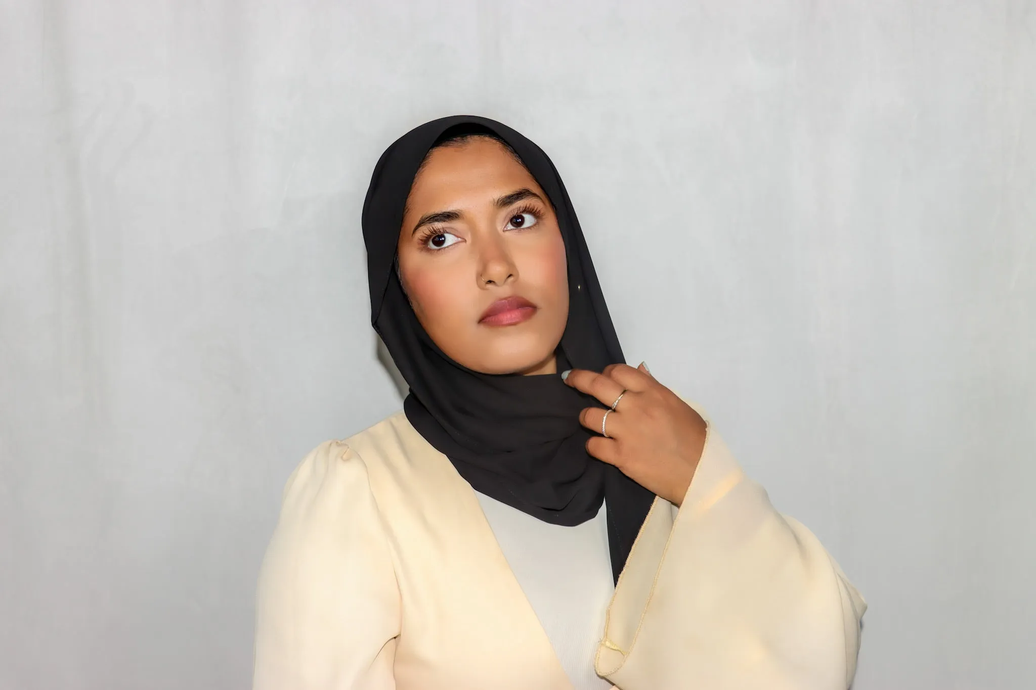 Premium Chiffon Black Hijab