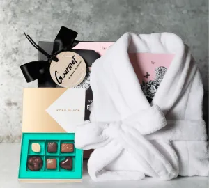 Premium Chocolates with Robe Hamper
