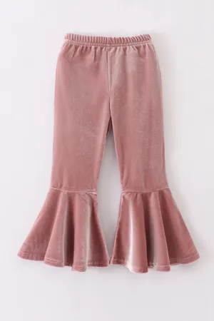 Premium Sand Velvet Bell Pants