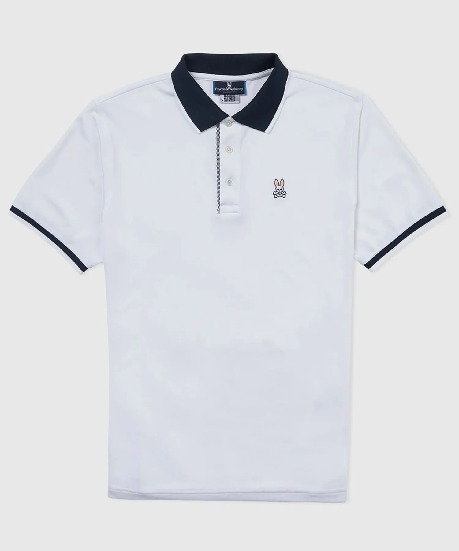 Psycho Bunny Keller Sports Polo - White