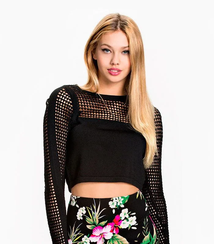 Qheck Shirt with Ruffle