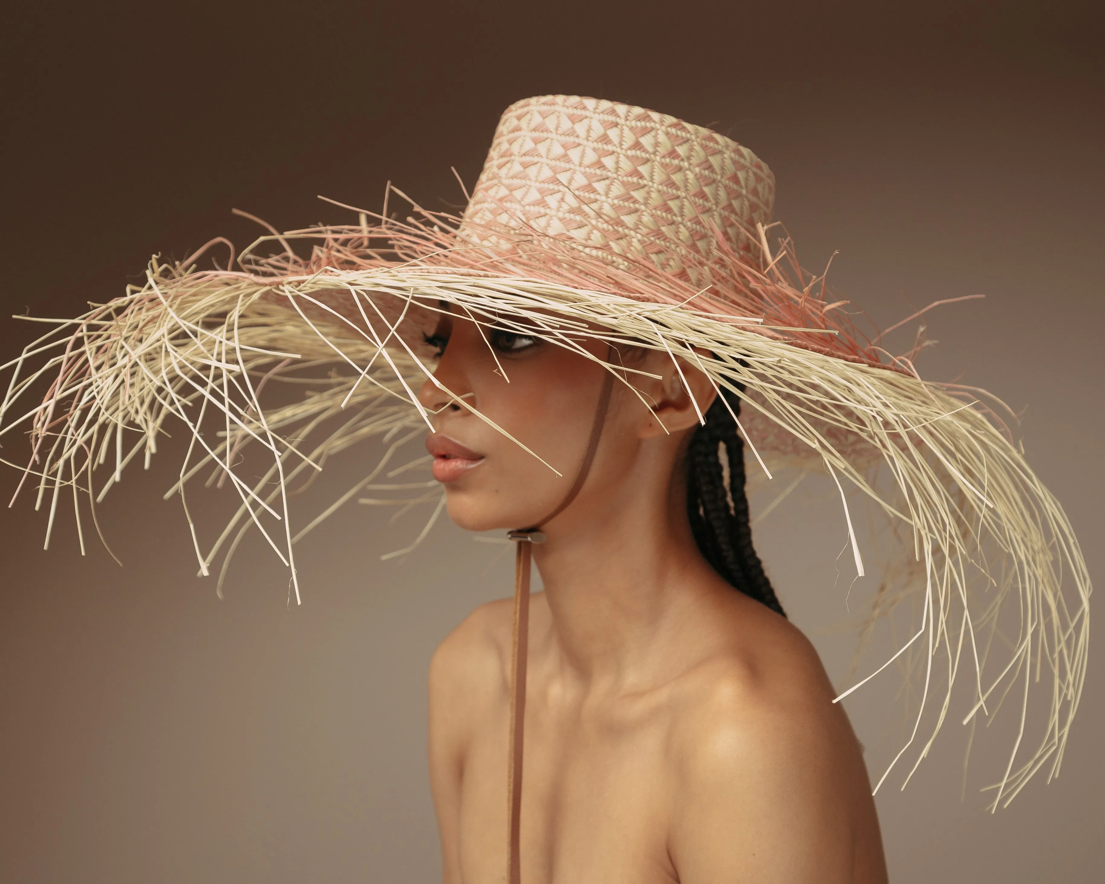 "Mariposa" Extra Frayed Brim Hippie